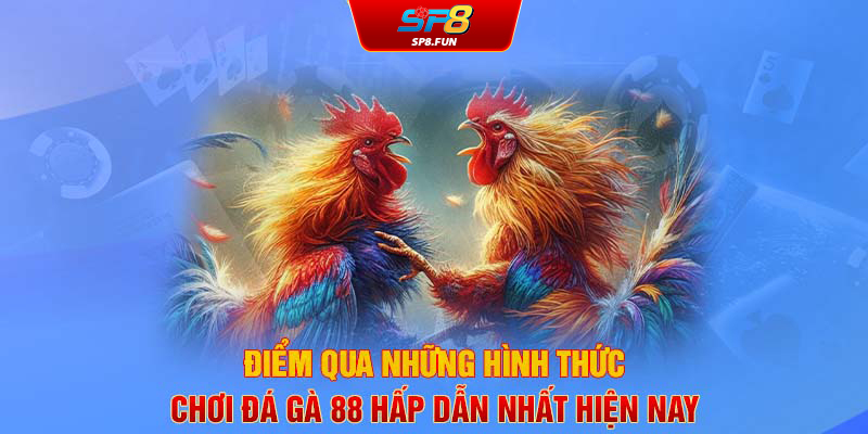 Điểm qua những hình thức chơi đá gà 88 hấp dẫn nhất hiện nay