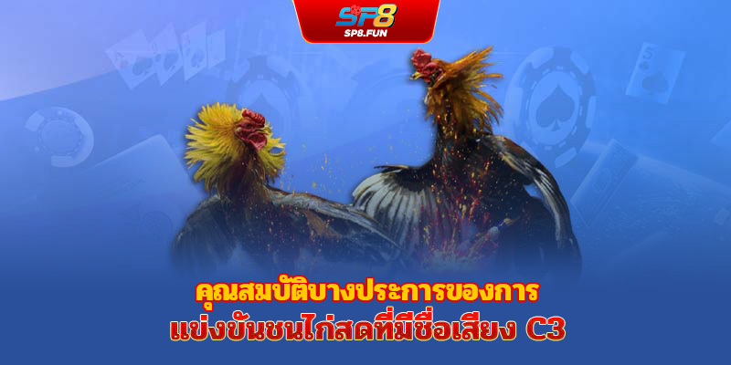 ข้อมูลเบื้องต้นเกี่ยวกับการแข่งขันไก่ชนสด C3